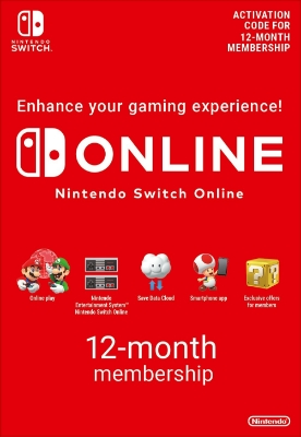 Nintendo Switch Online: 12 месяцев подписки